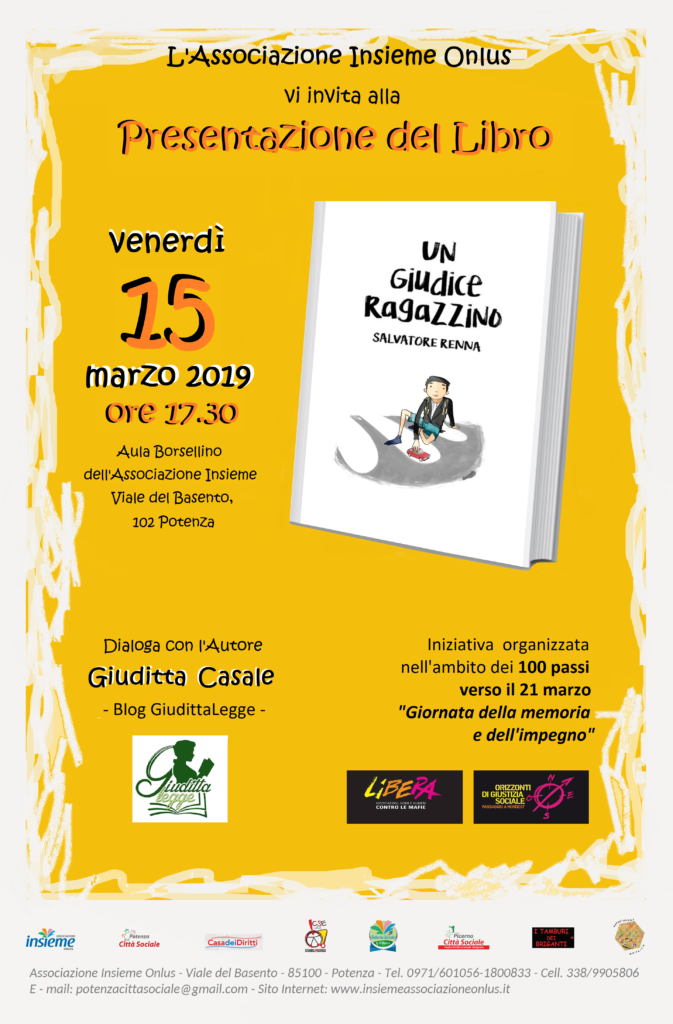 presentazione libro giudice ragazzino fine stampa